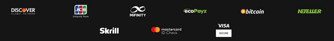 Betify méthodes de paiement avec Visa, Mastercard, Skrill, Bitcoin, ecoPayz, Neteller, MiFinity, JCB et Discover